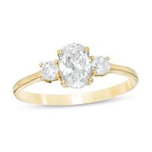 Load image into Gallery viewer, Three Stone diamond Ring