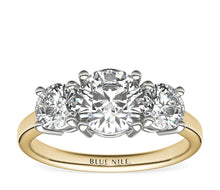 Load image into Gallery viewer, Three Stone diamond Ring