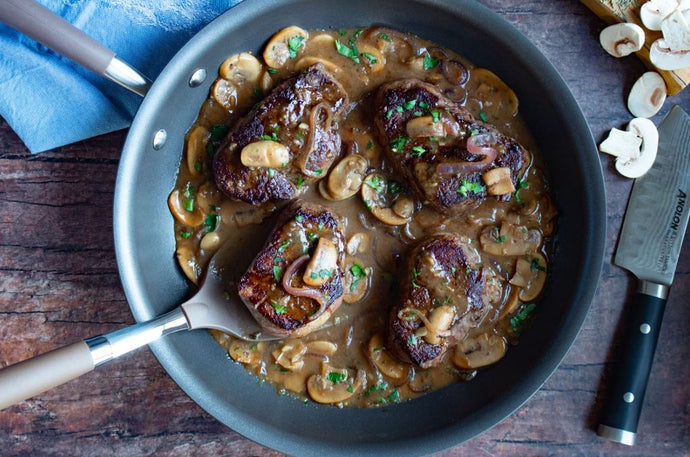 Filet Mignon with Marsala Mushroom Sauce