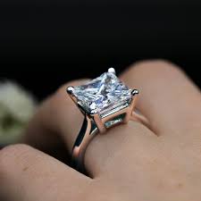 Ring With Princess Cut diamond