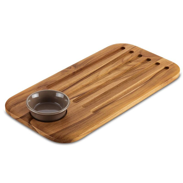 Bread Board and Dipping Dish Set